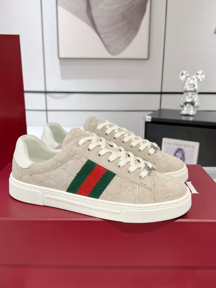 MEN S GUCCI ACE SNEAKER WITH WEB   GC247