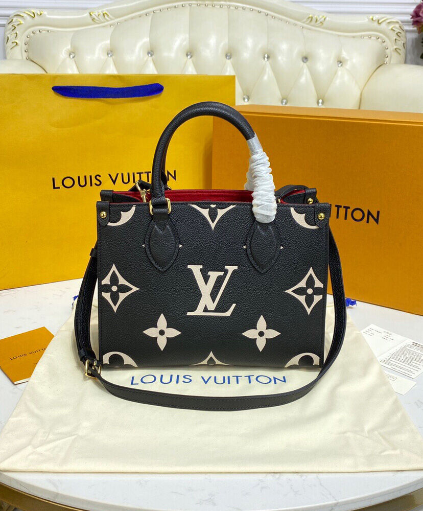 Louis Vuitton Onthego PM Tote Bag M45659 M45779 Black