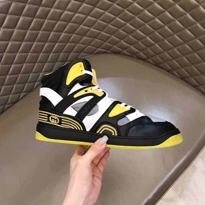 GUCCI BASKET SNEAKERS BLACK DEMETRA    GC064