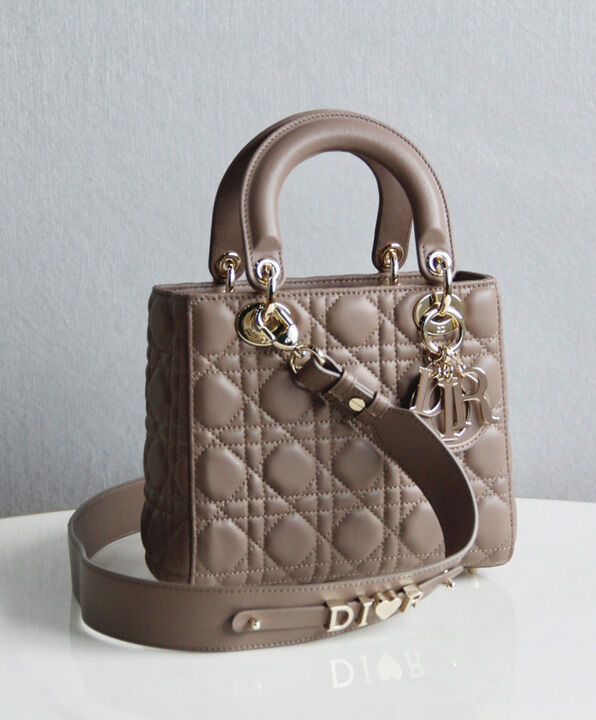 Christian Dior Lady Dior My Abcdior Bag Gray