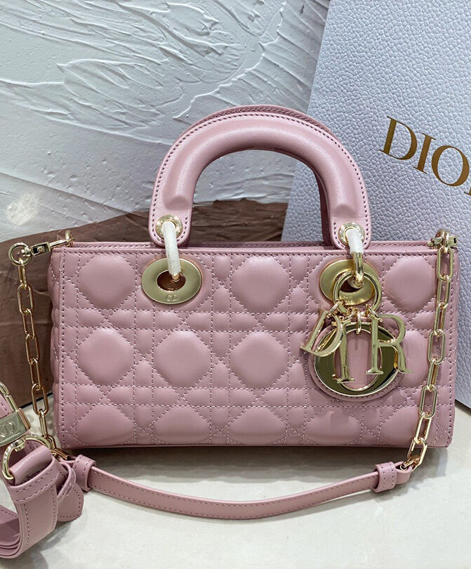 Christian Dior Small Lady D-Joy Bag Pink