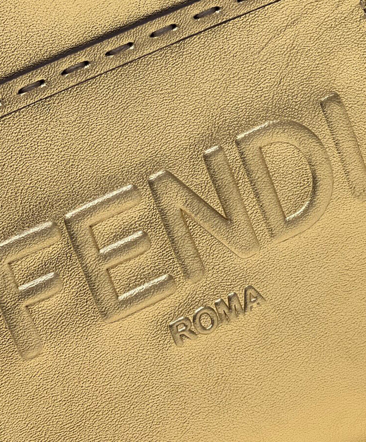 Fendi Mini Sunshine Shopper Golden