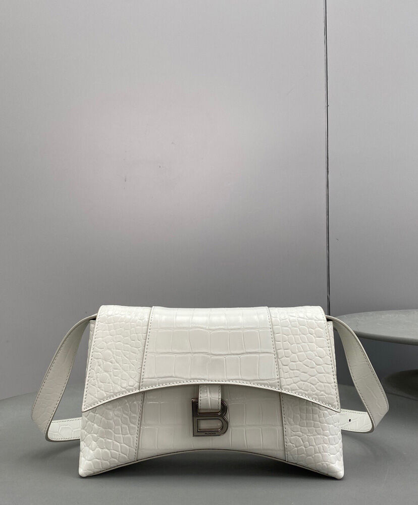 Balenciaga Downtown XS Shoulder Bag White