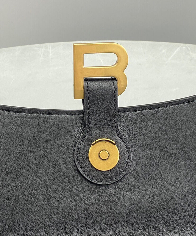 Balenciaga Downtown Small Shoulder Bag Black
