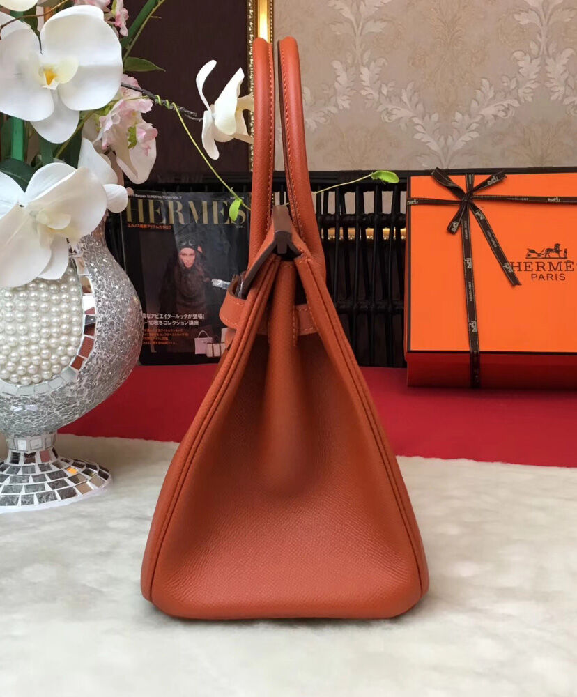 Hermes Birkin 30 Epsom Leather Orange