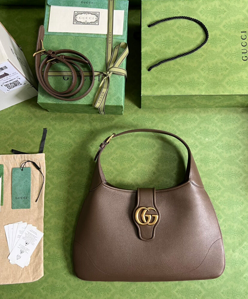 Gucci Aphrodite Medium Shoulder Bag 726274 Dark Coffee