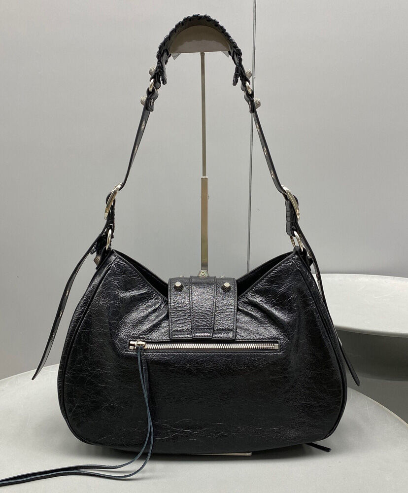 Balenciaga Le Cagole Medium Shoulder Bag Black