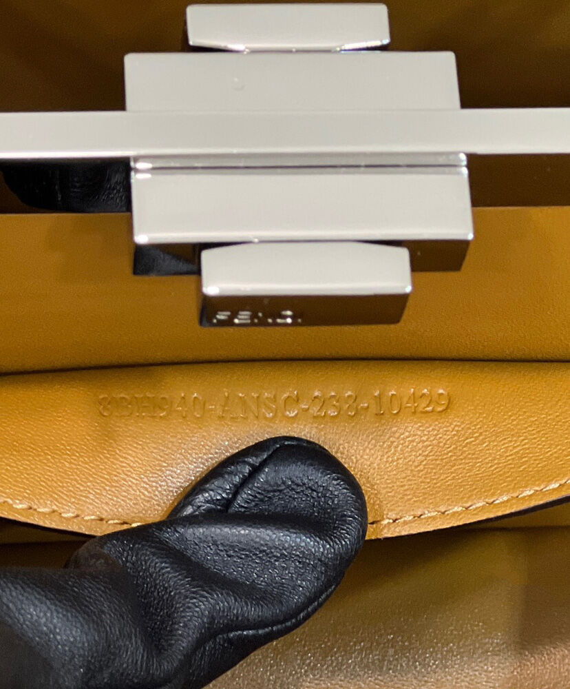Fendi Peekaboo Cut Medium 8BN340 Coffee