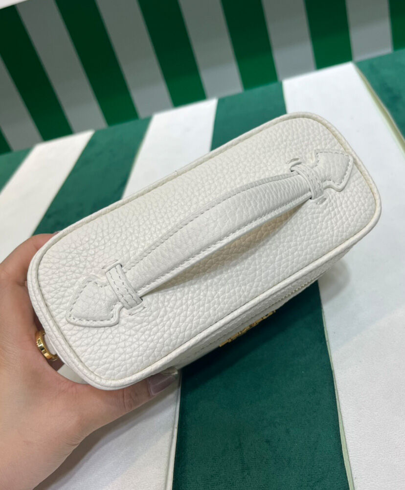 Prada Leather Mini-bag 1BH202 White