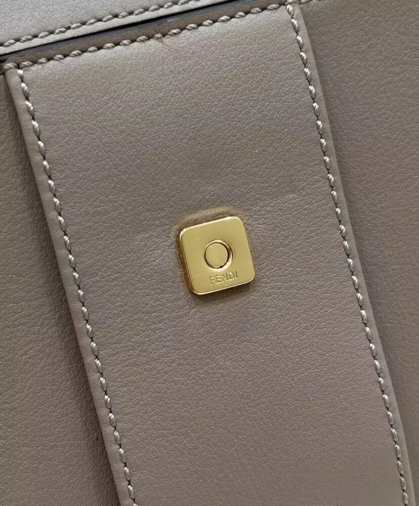 Fendi Peekaboo ISeeU Medium Tote 8BN321 Gray