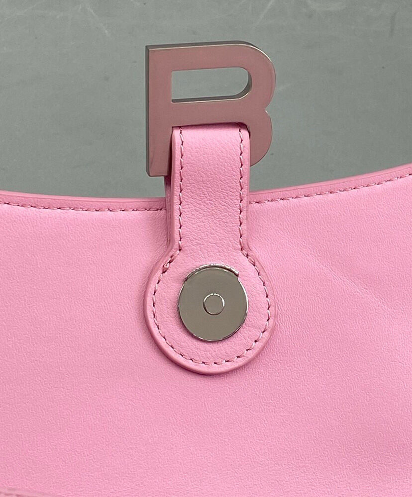 Balenciaga Downtown Medium Shoulder Bag Pink
