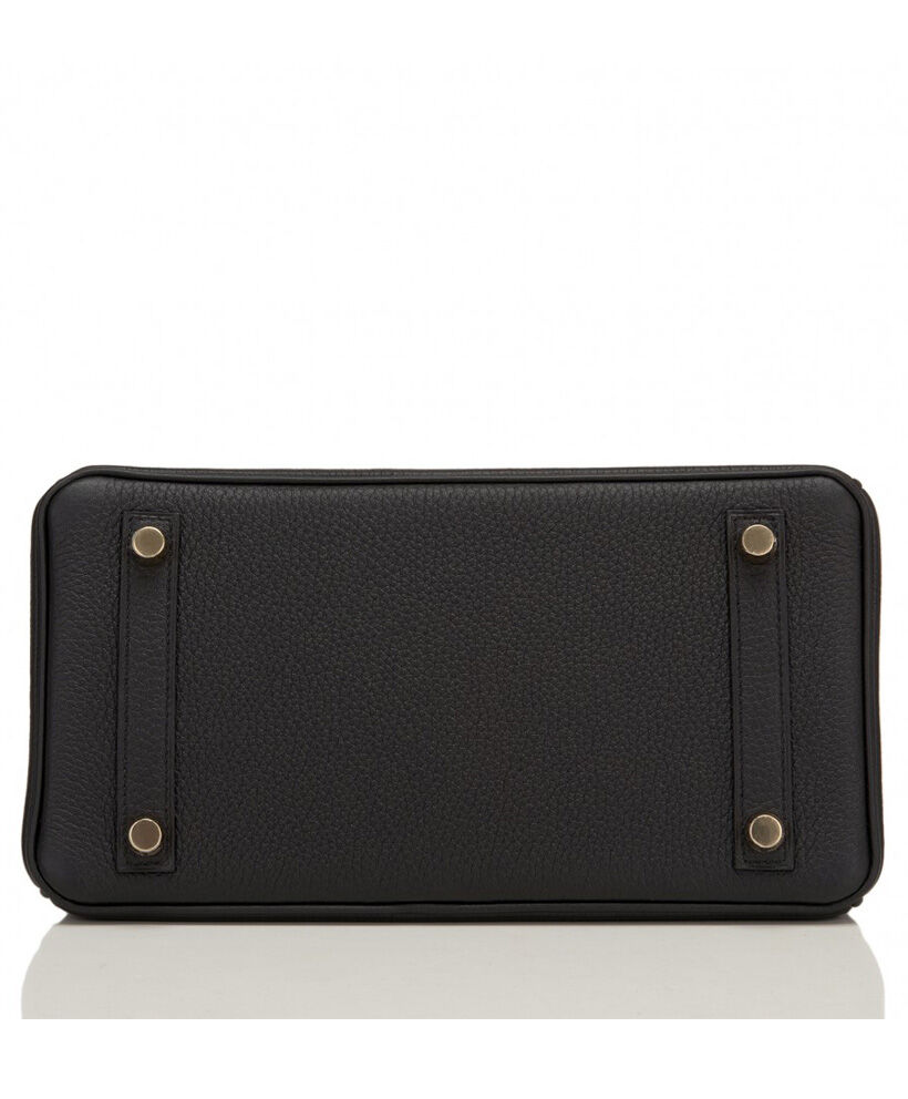 Hermes Birkin 30 Bag Togo Leather Black