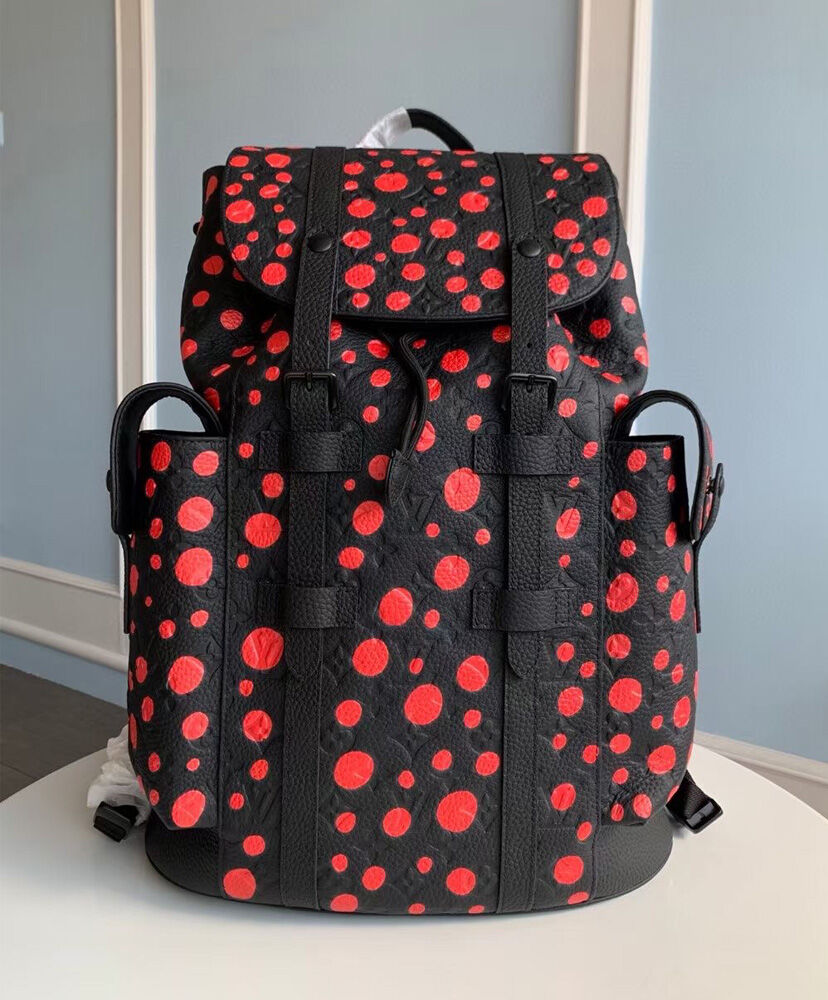 LVxYK Christopher Backpack M21978 Red