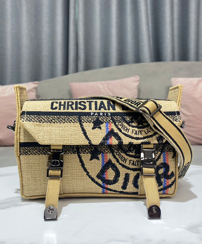 Christian Dior Small Diorcamp Bag Apricot