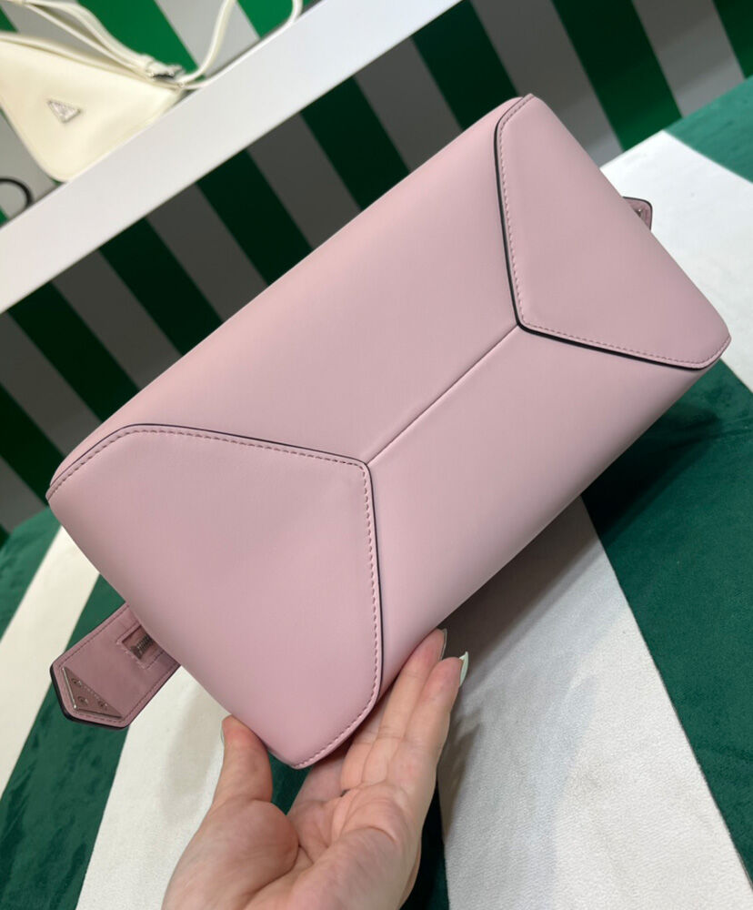 Prada Small Leather Prada Supernova Handbag 1BA366 Pink