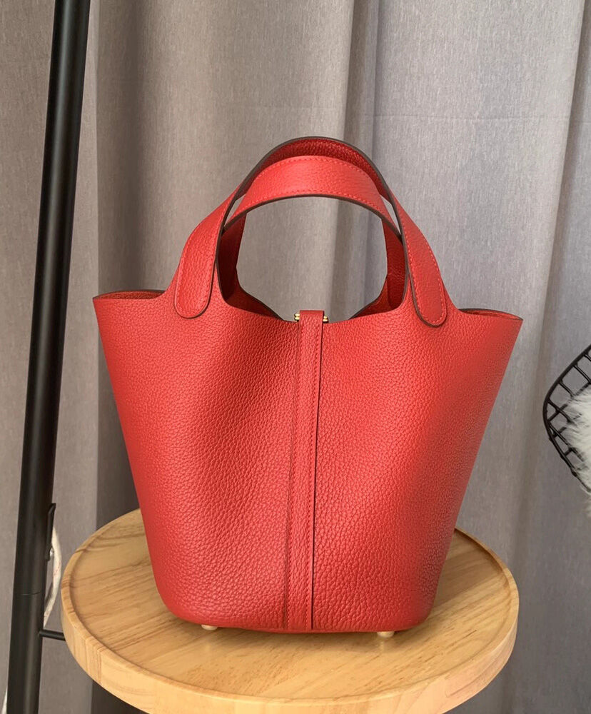 Hermes Picotin Lock Bag 22cm Red