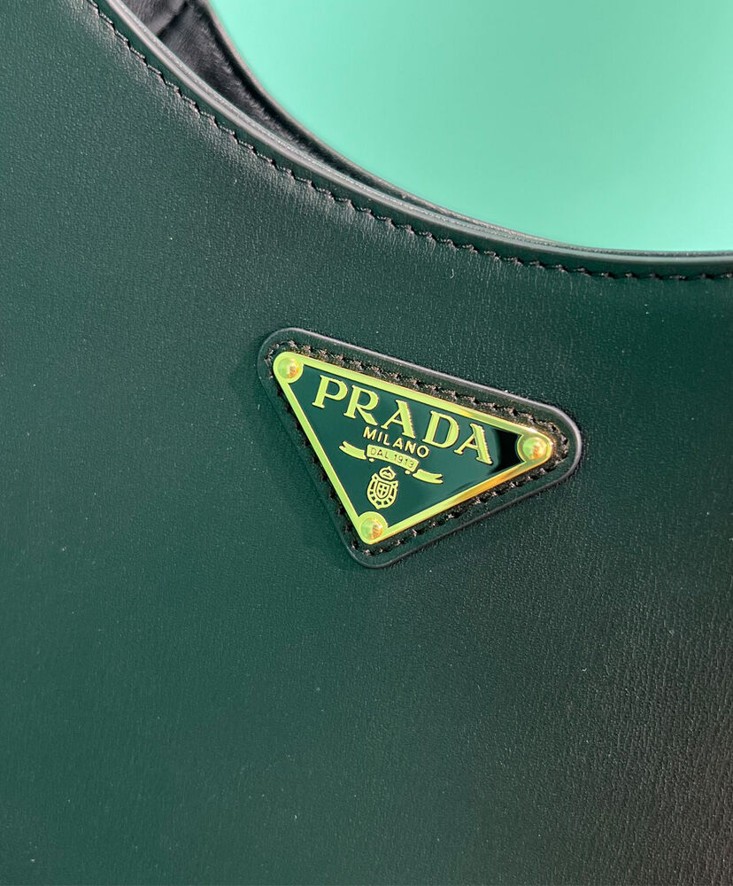 Prada Leather Shoulder Bag 1BC179 Black