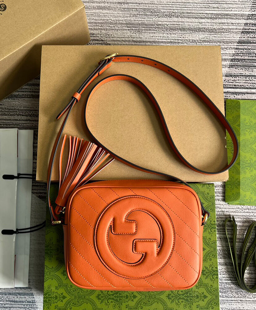 Gucci Blondie Small Shoulder Bag 742360 Orange