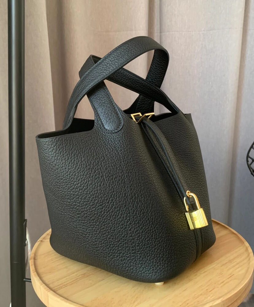 Hermes Picotin Lock Bag 22cm Black