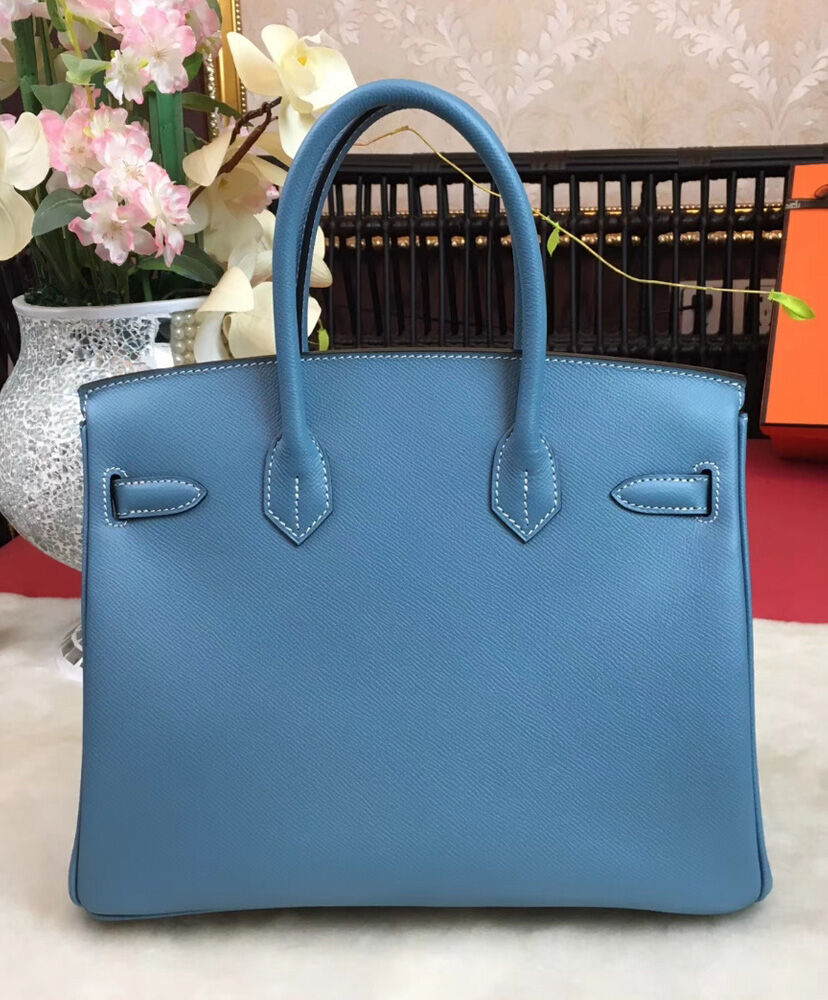 Hermes Birkin 30 Epsom Leather Blue