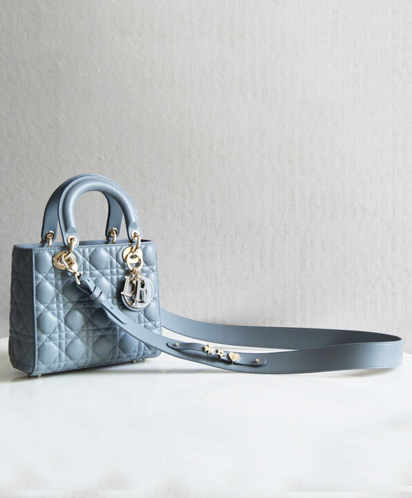 Christian Dior Lady Dior My Abcdior Bag Light Blue