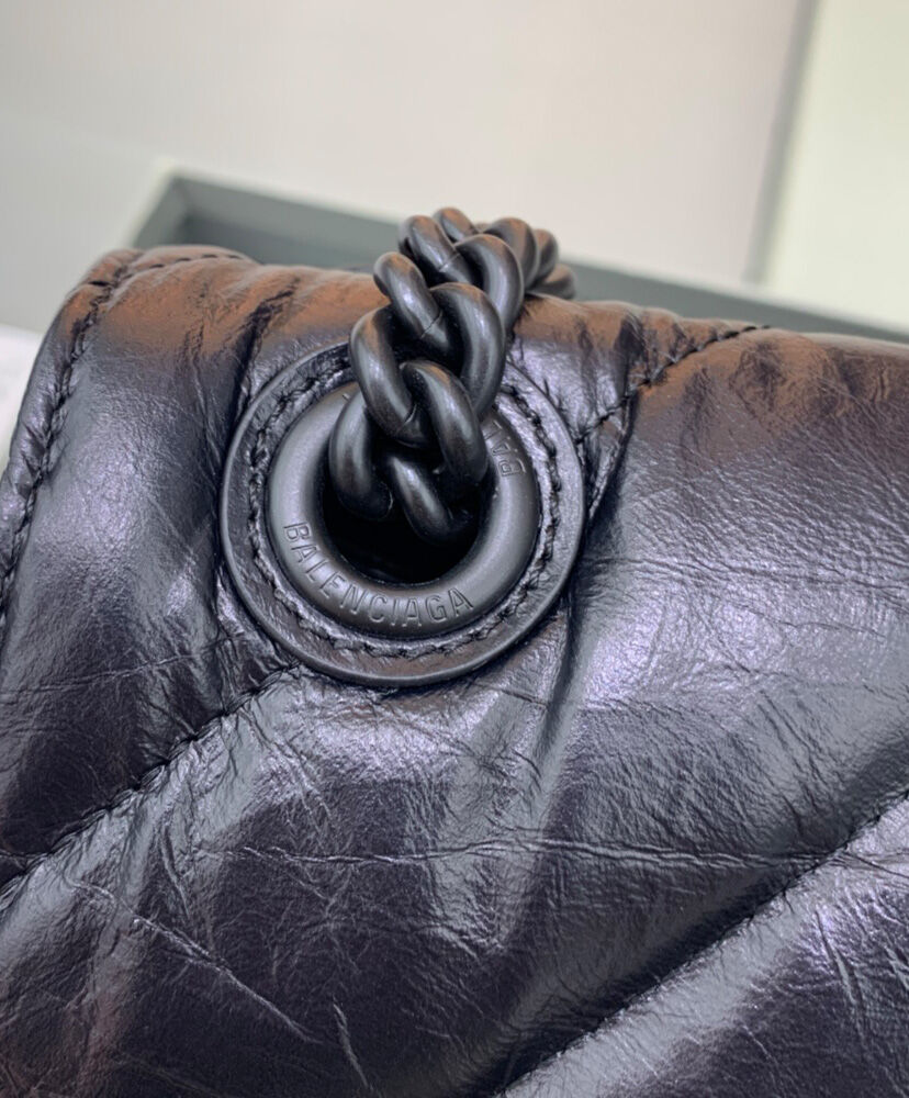 Balenciaga Crush Medium Chain Bag Quilted