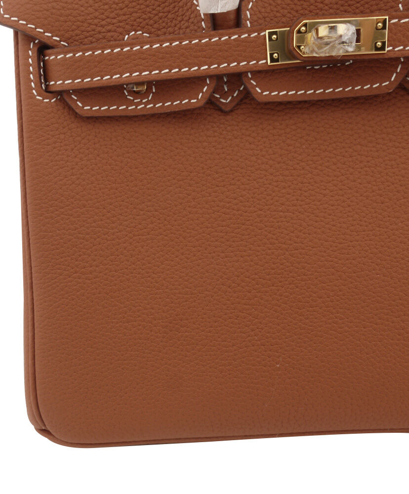 Hermes Birkin 25 Togo Leather Light Coffee