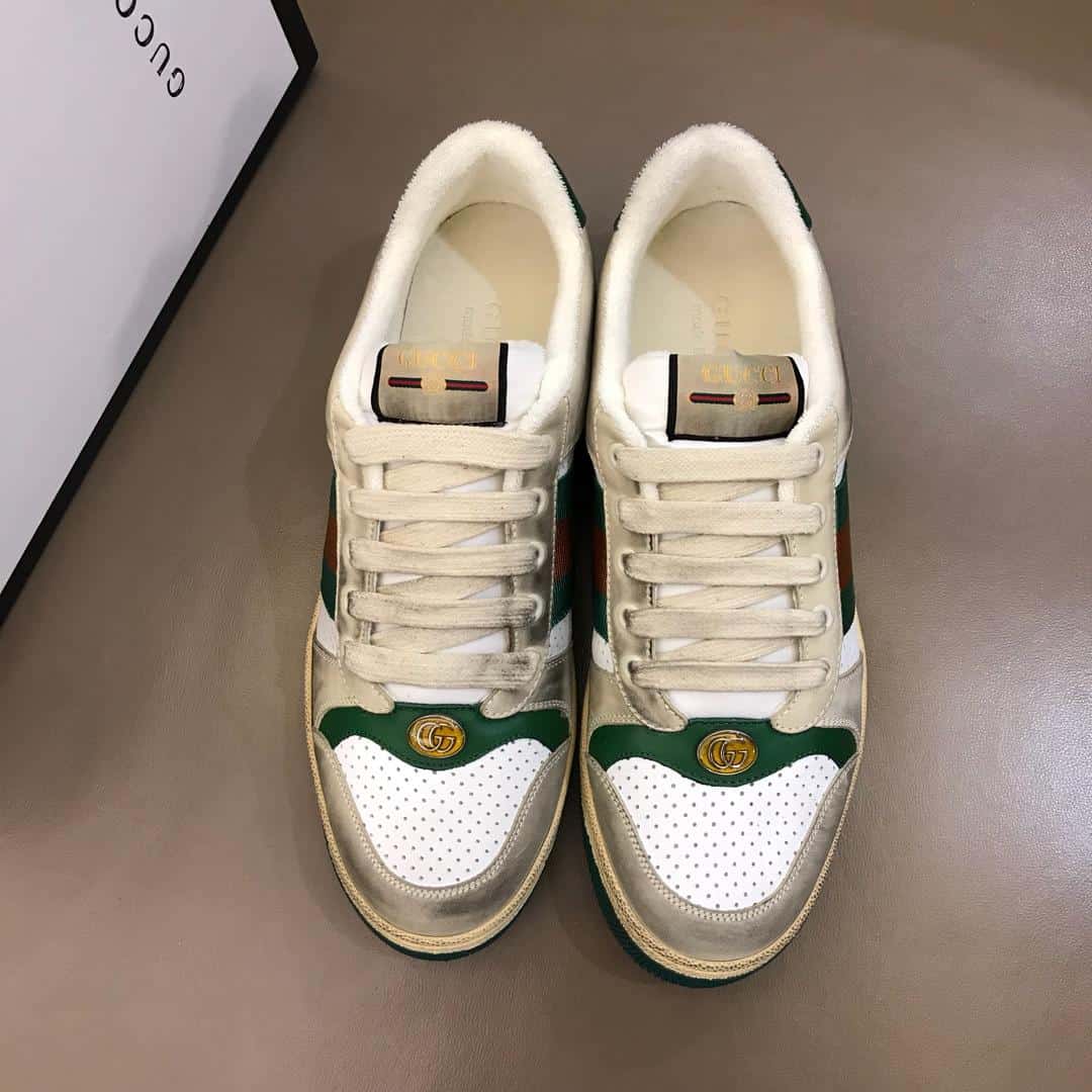 GUCCI SCREENER LEATHER SNEAKER   GC53