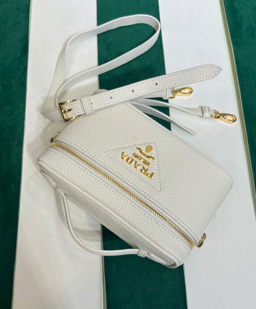 Prada Leather Mini-bag 1BH202 White