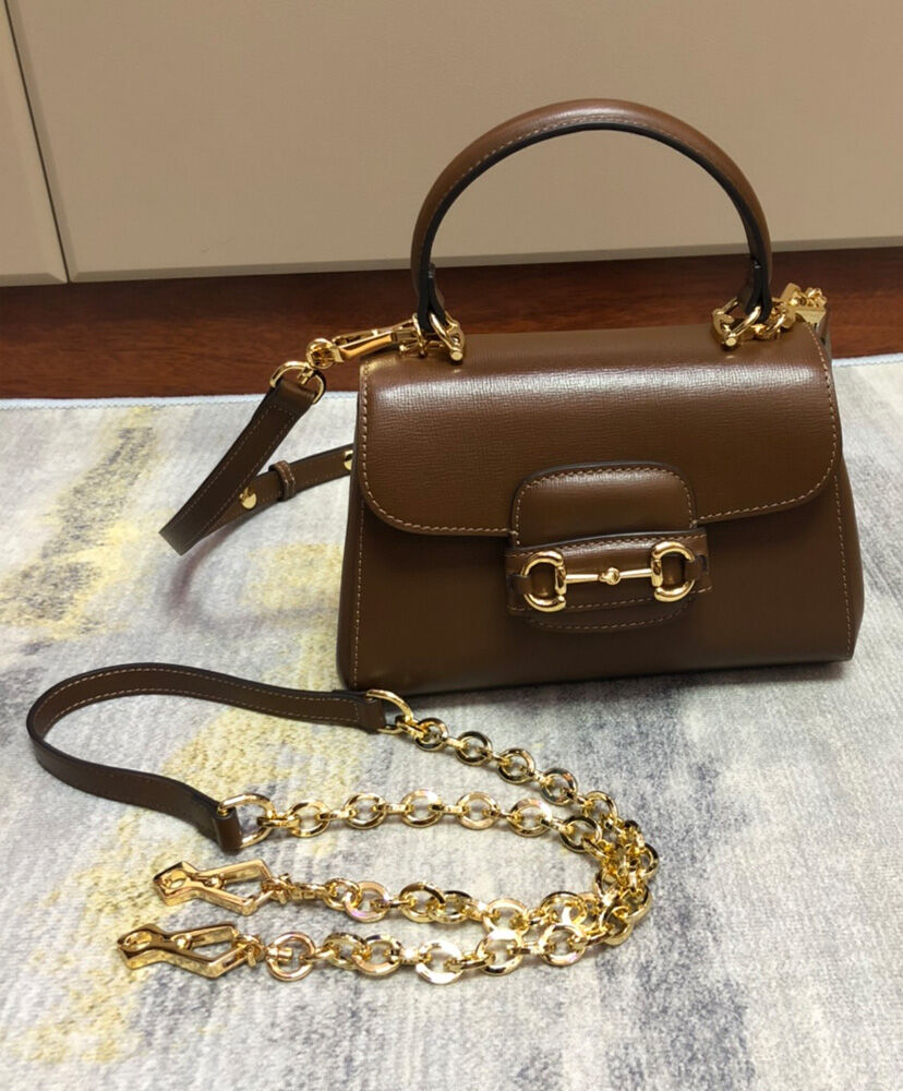Gucci Horsebit 1955 Mini Bag 703848 Coffee