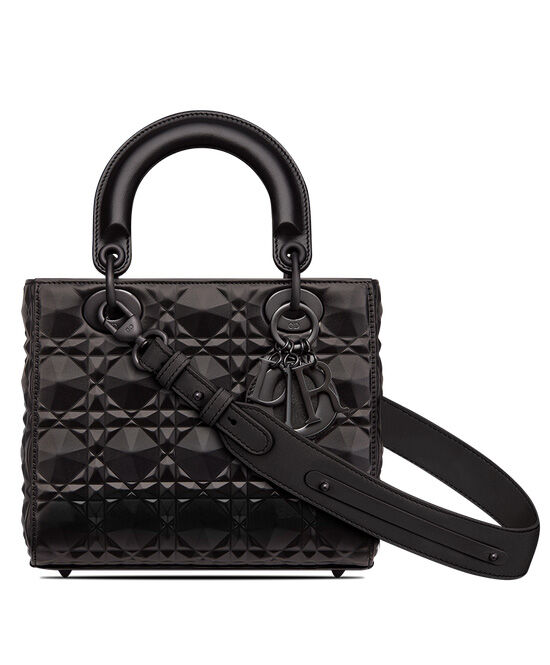 Christian Dior Small Lady Dior My Abcdior Bag Black