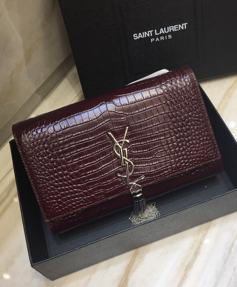 Saint Laurent Kate Medium With Tassel Mauve