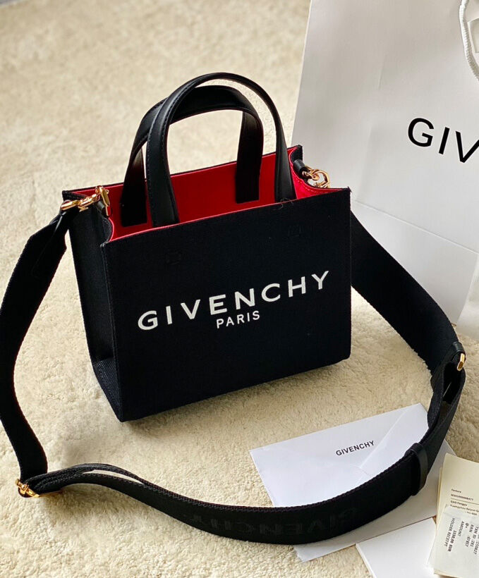 Givenchy Mini Cabas G Tote Bag Black