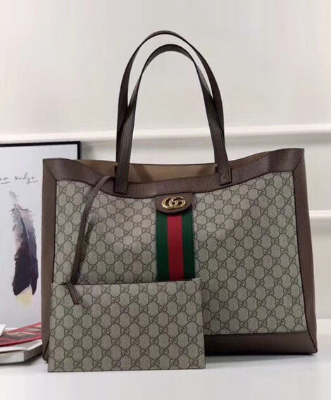 Gucci Ophidia GG tote 547947 Dark Coffee