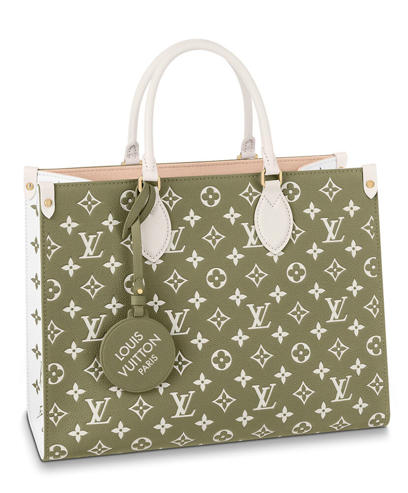 Louis Vuitton Onthego MM Tote Bag M46060 M46128 Green