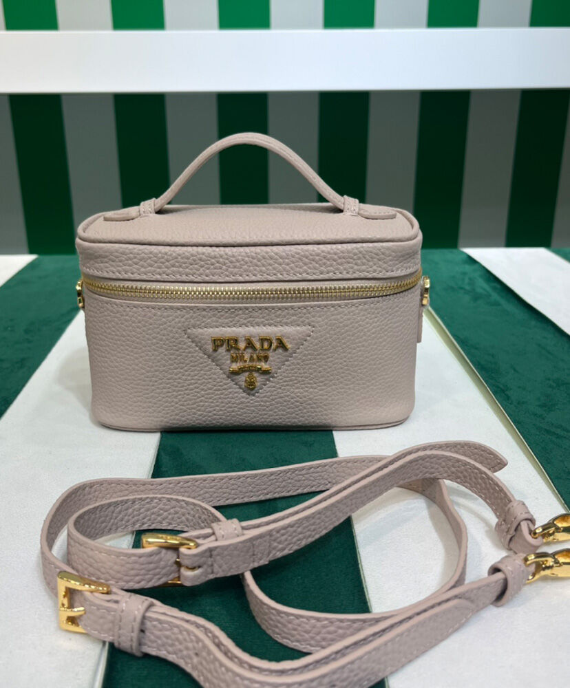 Prada Leather Mini-bag 1BH202 Pink