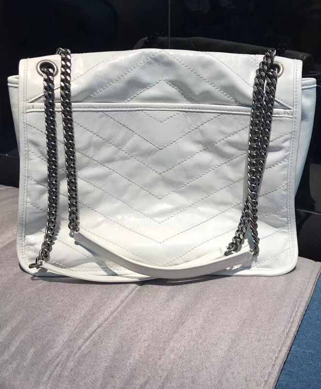 Saint Laurent Large Niki Chain Bag 4988940 White