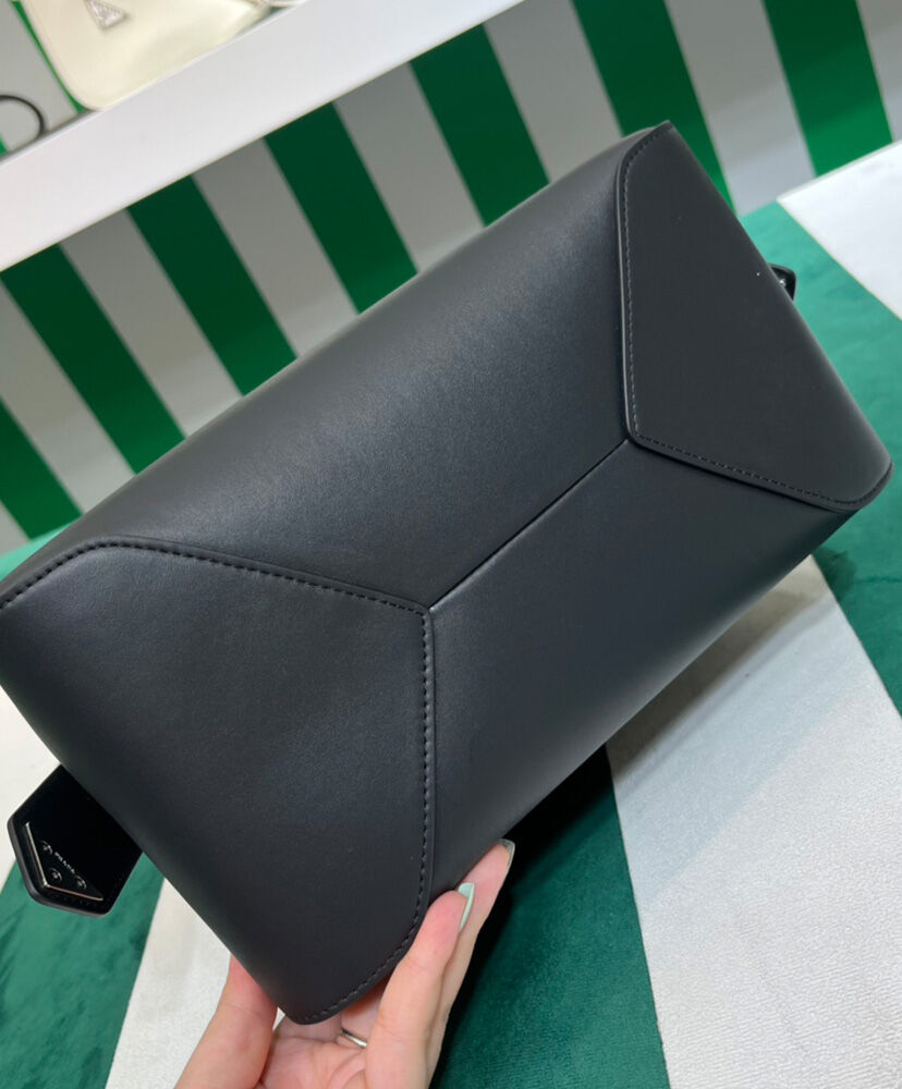 Prada Small Leather Prada Supernova Handbag 1BA366 Black