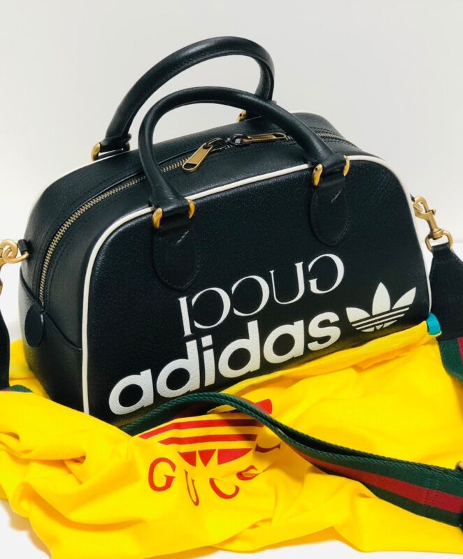 Gucci x adidas Mini Duffle Bag 702397 Black