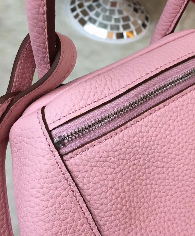 Hermes Linda Bag 26 Togo Leather Pink