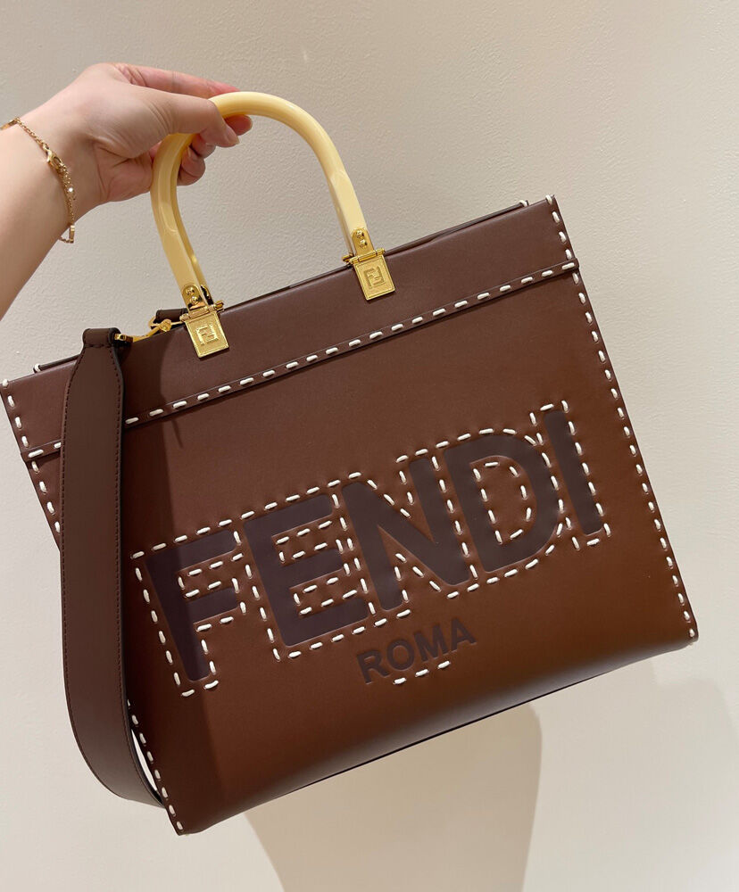 Fendi Sunshine Medium 8BH386 Coffee