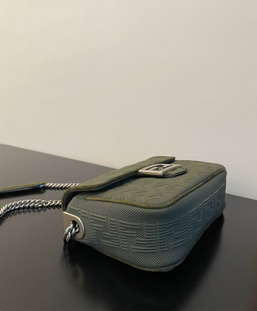 Fendi Midi Baguette Chain 8BR793 Green