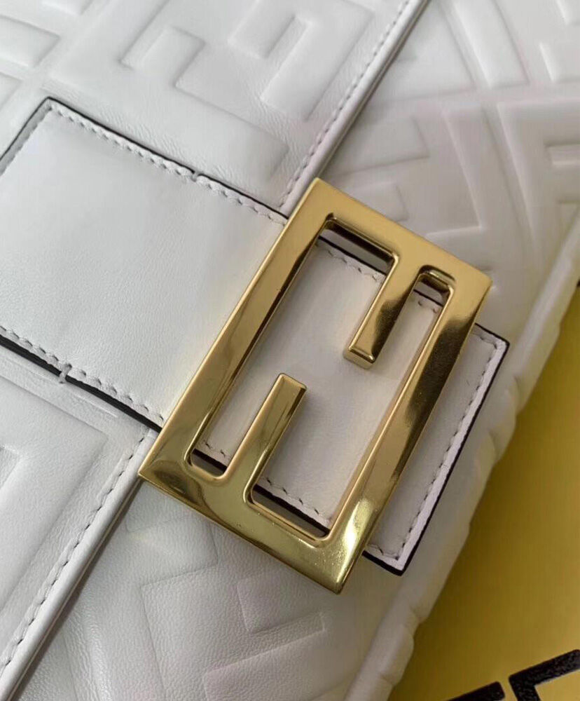 Fendi Baguette Large 8BR771 White