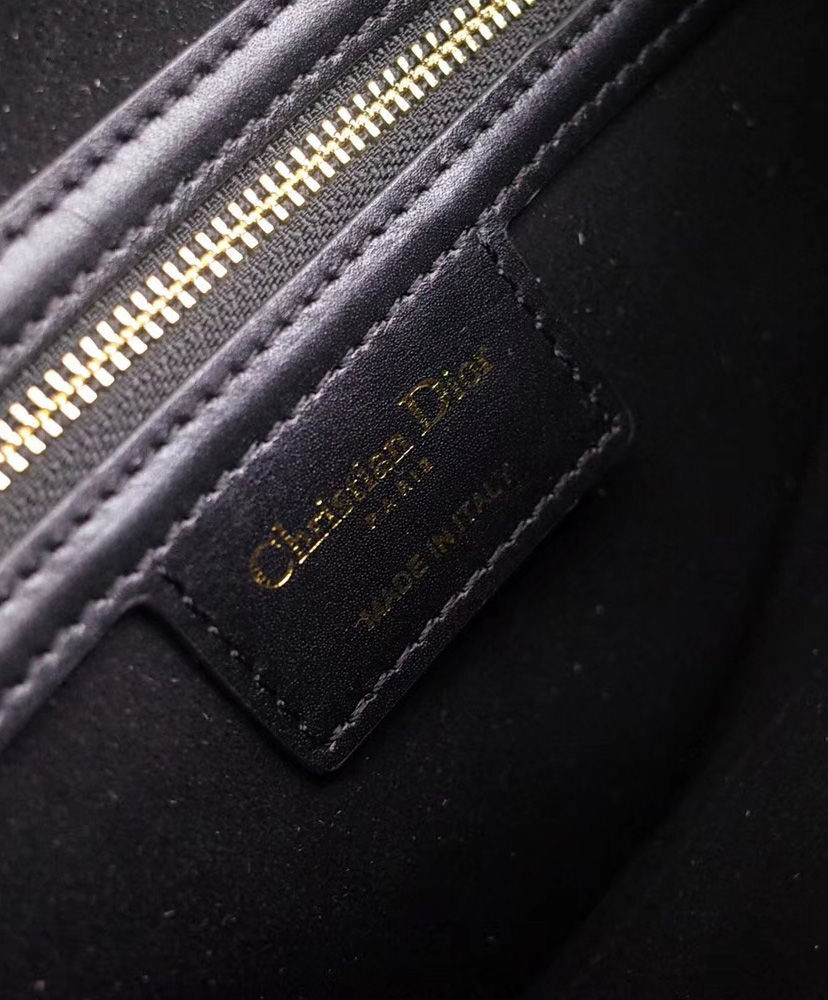 Christian Dior Saddle Bag M0446 Black