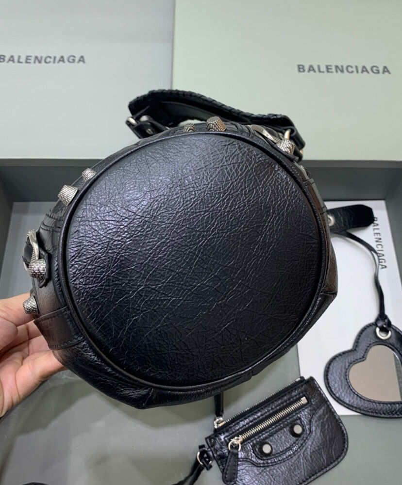 Balenciaga Le Cagole XS Bucket Bag Black