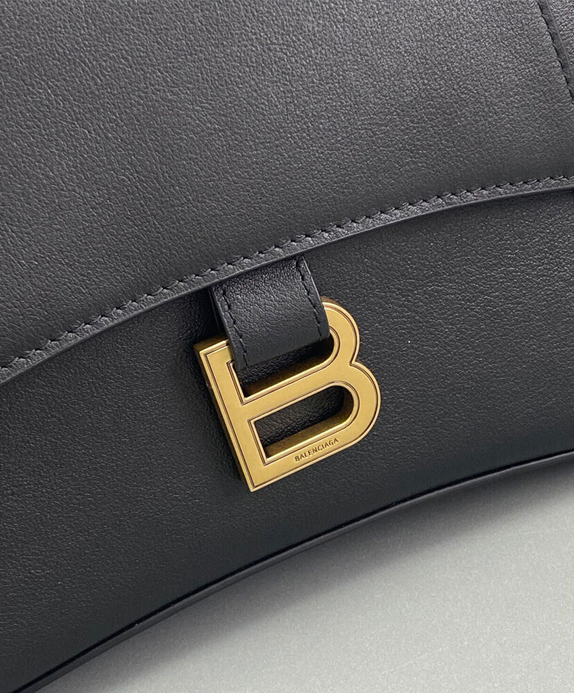 Balenciaga Downtown Small Shoulder Bag Black