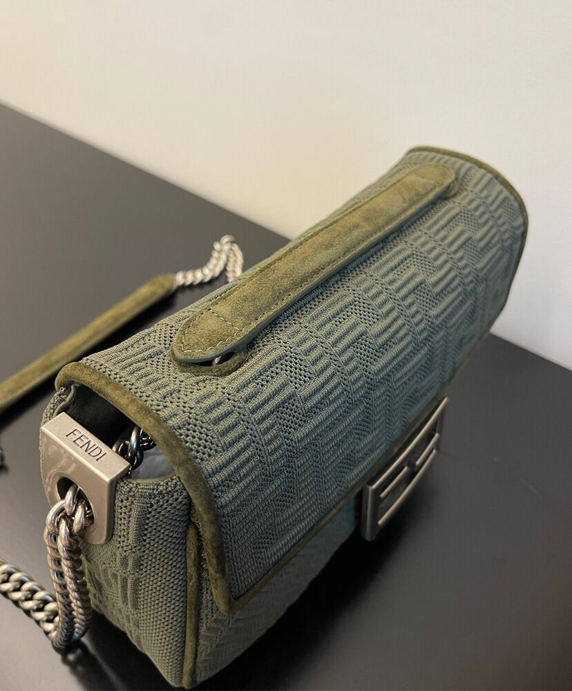 Fendi Midi Baguette Chain 8BR793 Green