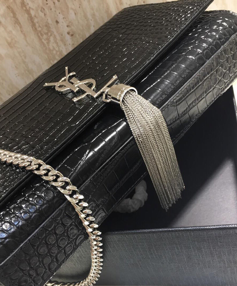 Saint Laurent Kate Medium With Tassel Black