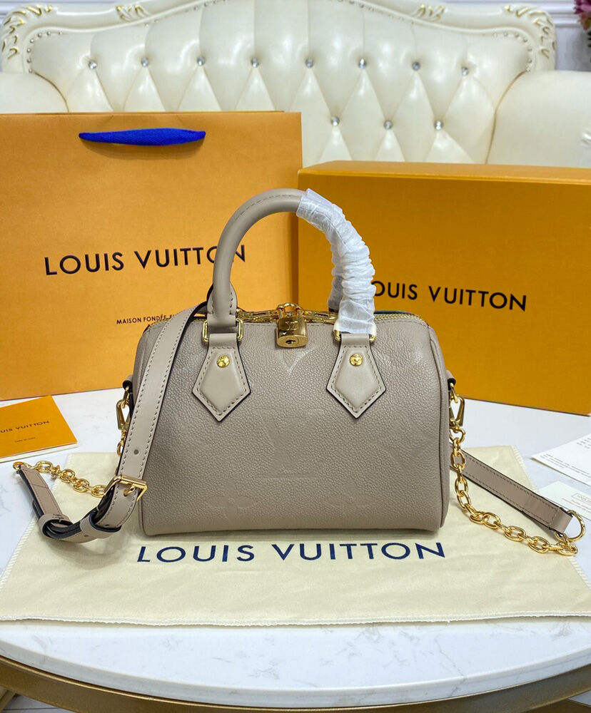 Louis Vuitton Speedy Bandouliere 20 M58953 M59273 Gray