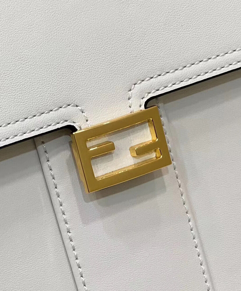 Fendi Peekaboo ISeeU Medium Tote 8BN321 White